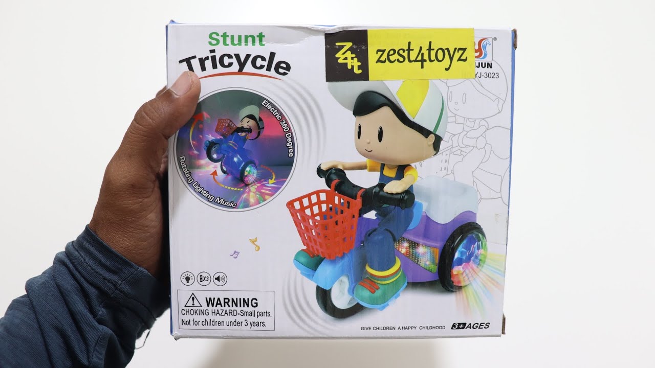 Stunt Tricycle Unboxing & Testing – Chatpat toy tv