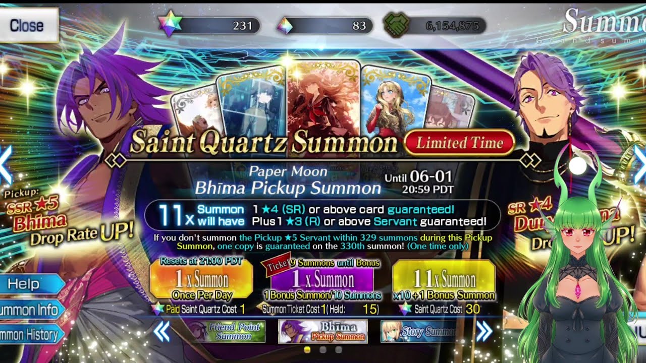 [FGO NA] Bhima and Duryodhana Summoning Rolls!