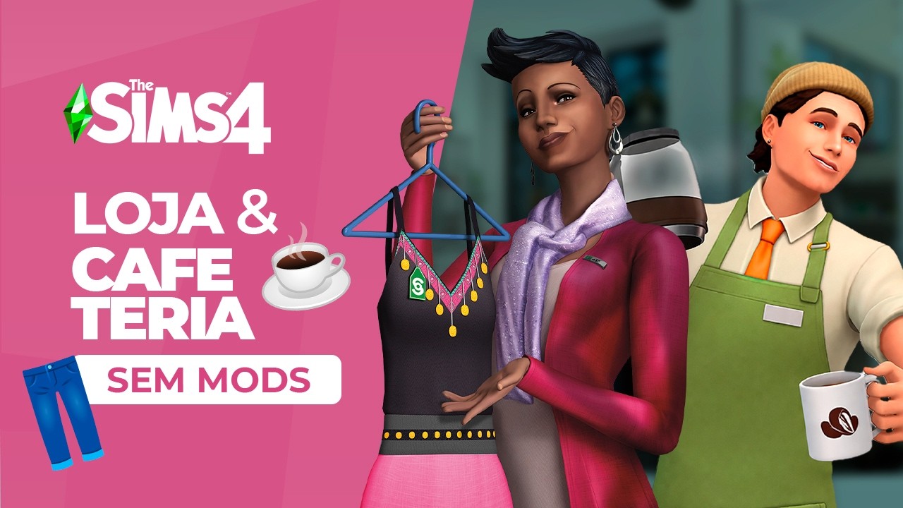 Como Ganhar Dinheiro | Lojas e Cafeteria - The Sims 4 (Sem Mod) ☕#thesims4