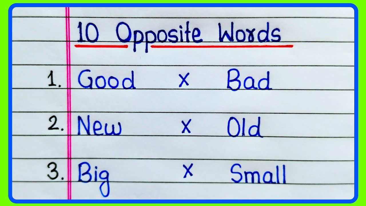 10 Opposite words | Opposite words | Opposite words in English | Opposite word | Opposite words 10