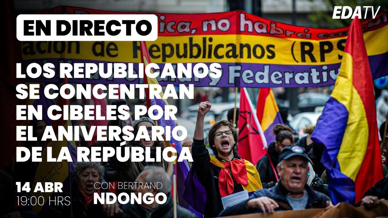 El “Frente Obrero” acude a la manifestación del aniversario de la II República