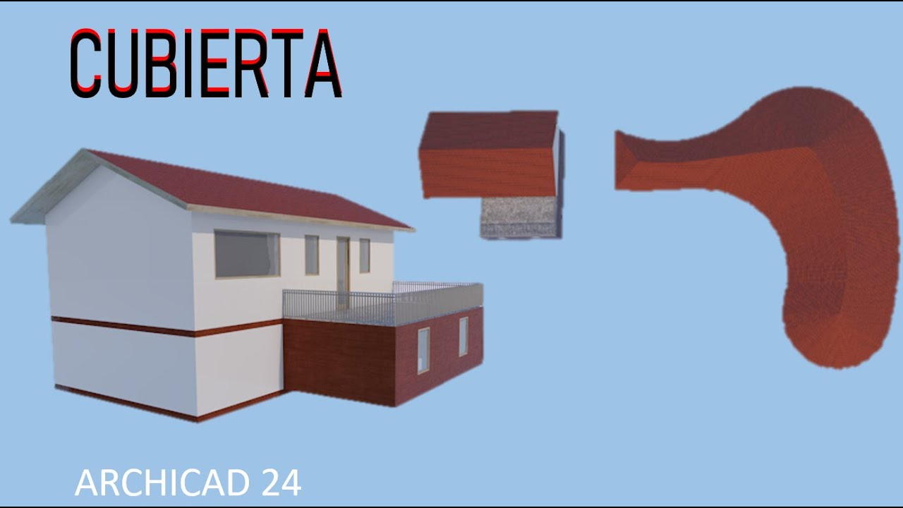 TUTORIAL ARCHICAD 24 |Ep.5| CUBIERTAS-TECHOS