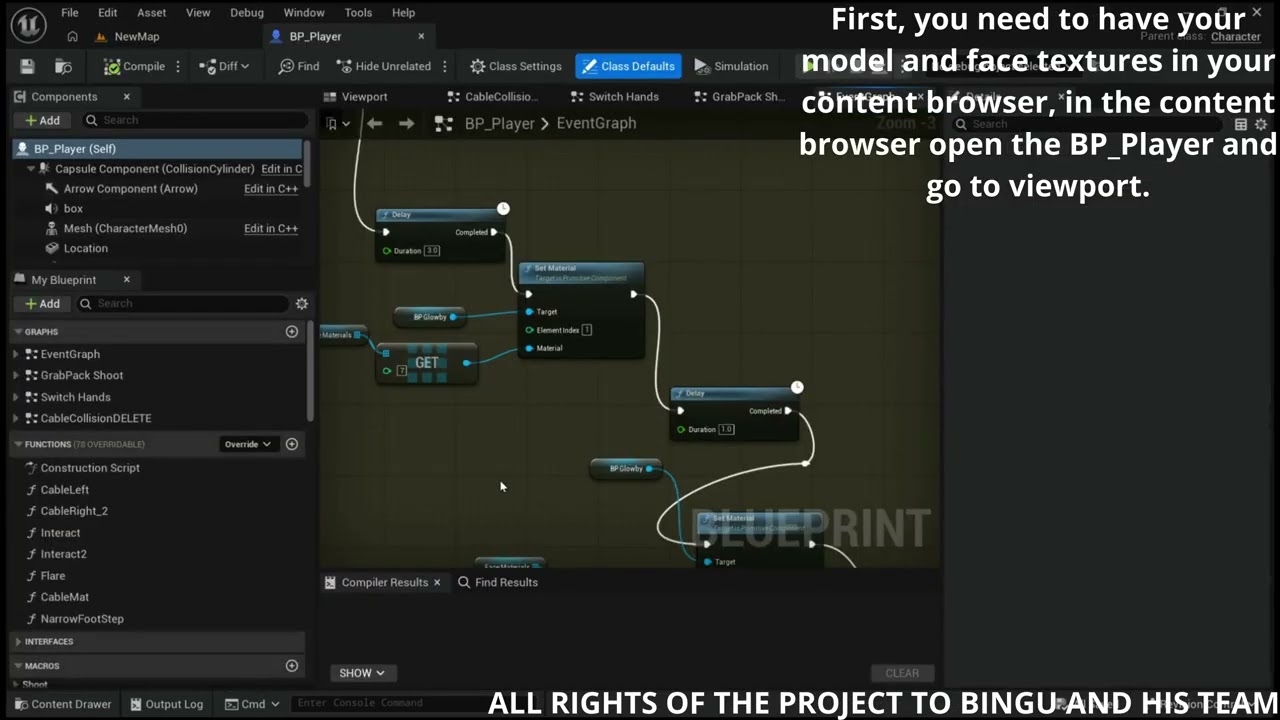 How to make a Glowby in @Bingufv Grabpack project.