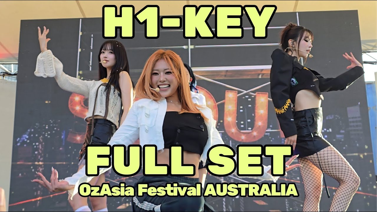 H1-KEY (하이키) - Full Set | OzAsia Festival in Adelaide, Australia | 4K Fancam 직캠 241109