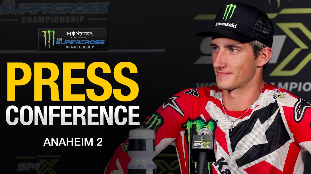 Sexton, Tomac, Lawrence, and Anderson  on the 2026 Anaheim 2 Supercross