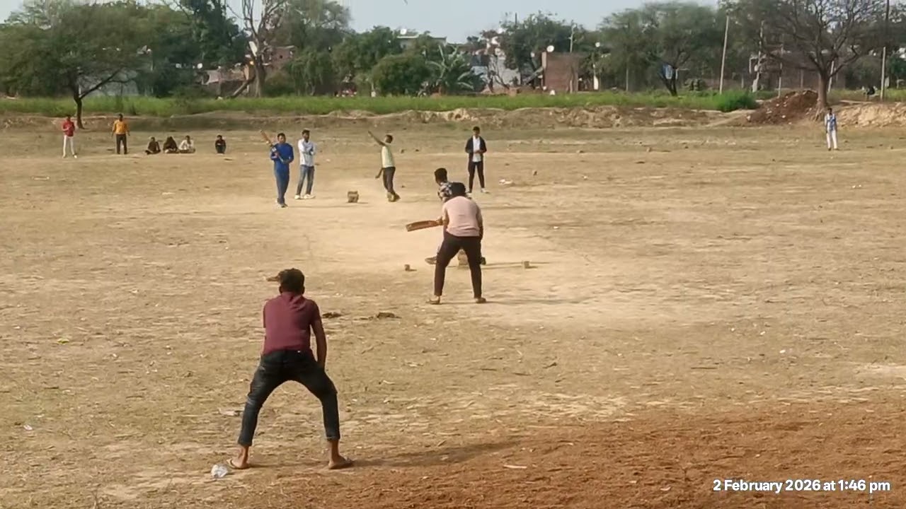 Kusarjapur vs Dwarkapur. Dwarkapur batting first. Scored 108 runs in 8 overs.