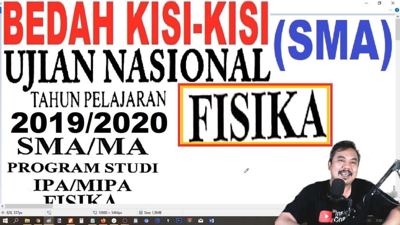 UNBK FISIKA SMA 2020   Bedah Kisi Kisi
