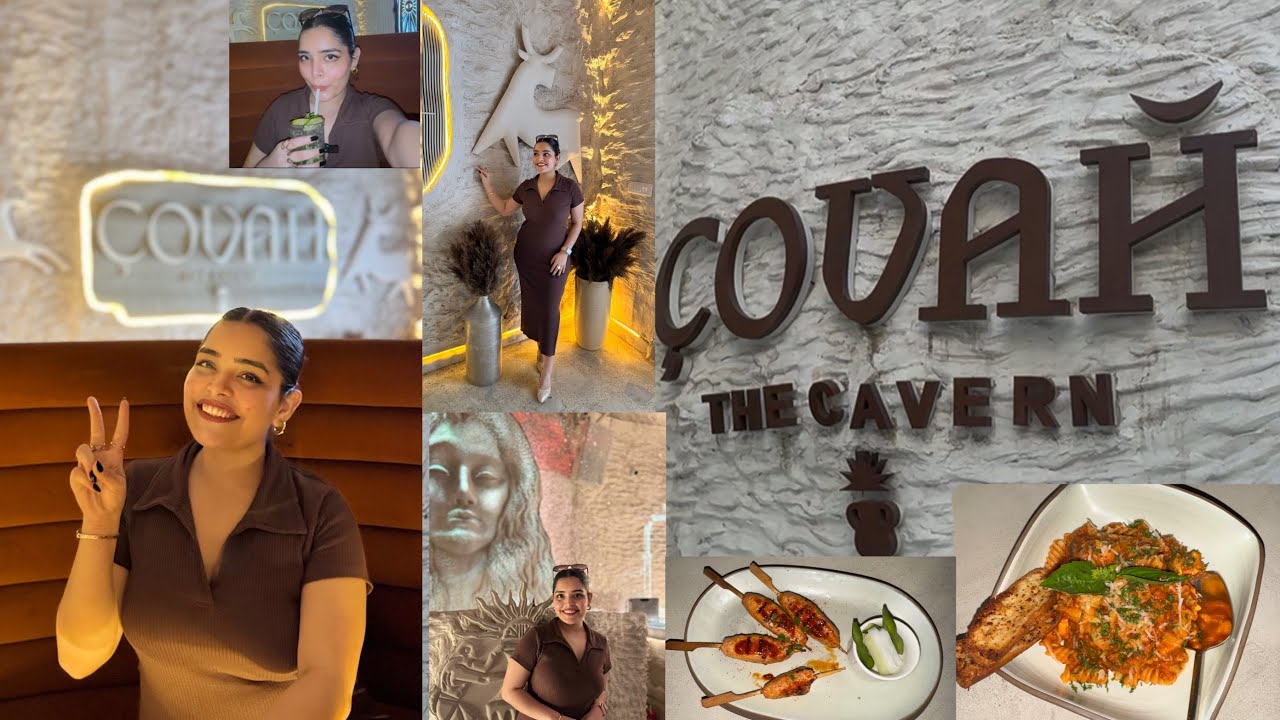 Finally i am in COVAH THE CAVERN 😭 Must go Cafe in Gurgaon 😍Theme cafe you can’t miss on❤️ #gurgaon
