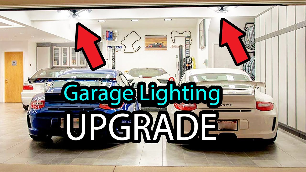 Easiest 5 Minute DIY Garage LED Lighting Upgrade - Guaranteed! | Gears and Tech