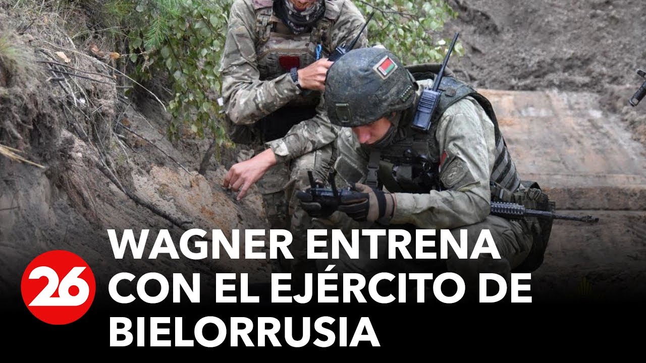 Mercenarios de Wagner entrenan con el ejército de Bielorrusia en la frontera con Polonia | #26Global