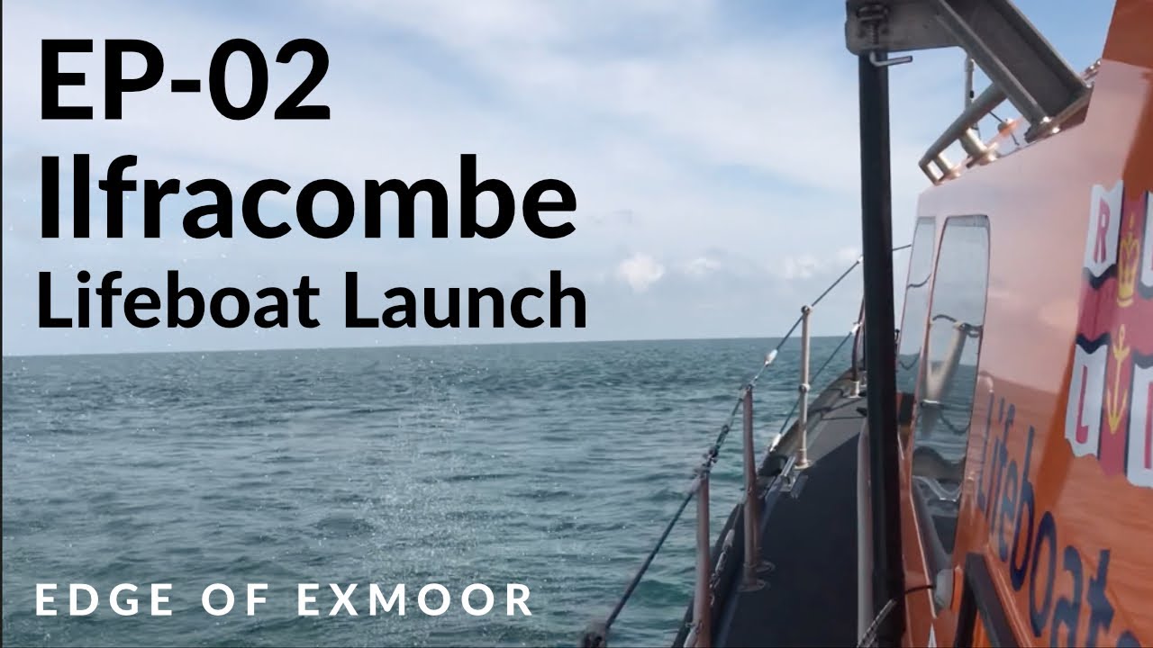RNLI Ilfracombe Lifeboat Launch