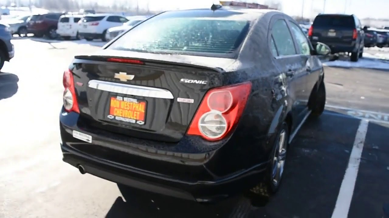 USED 2015 CHEVROLET SONIC RS AUTO at Ron Westphal Chevrolet (USED) #N20323A