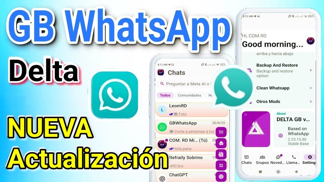Nuevo GB WhatsApp Delta 2026 &Uacute;ltima Versi&oacute;n V3.3.2