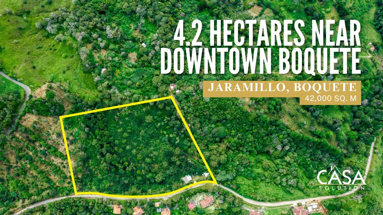 Mountain View Development Property for Sale in Jaramillo, Boquete – 4.2 Hectares Near Downtown