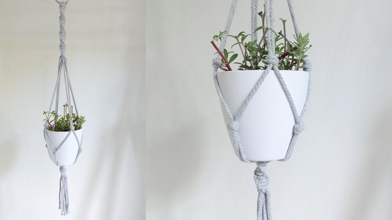DIY Macrame Plant Hanger | Spiral Knot | Easy Macrame
