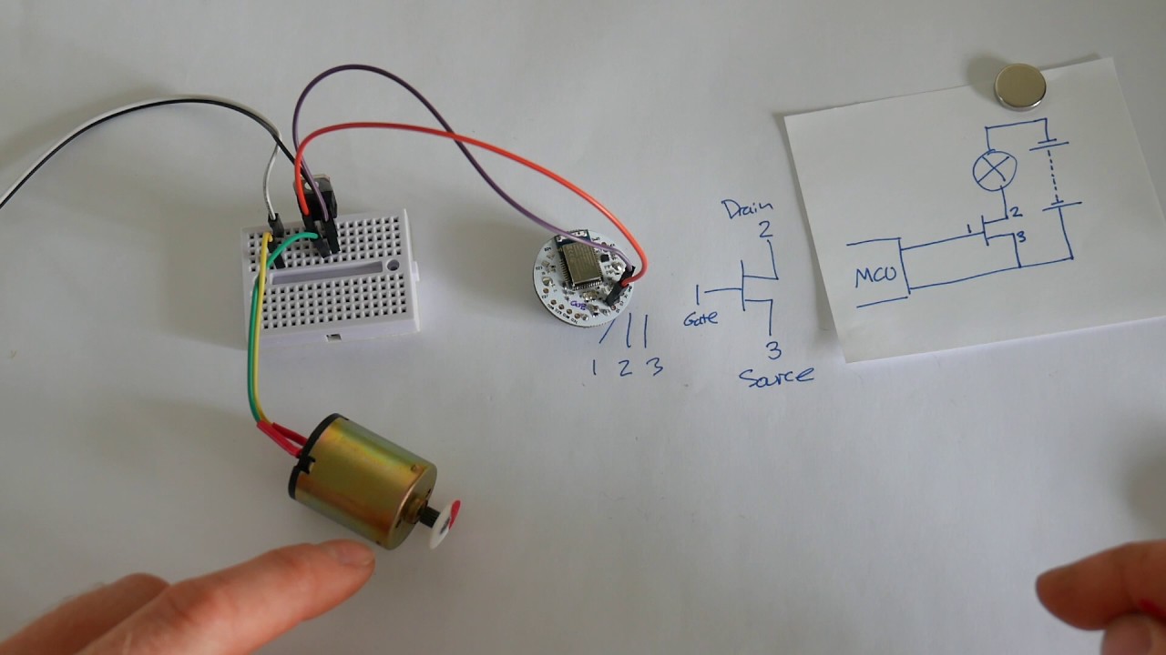 Connecting Lights, Motors and Solenoids to Microcontrollers