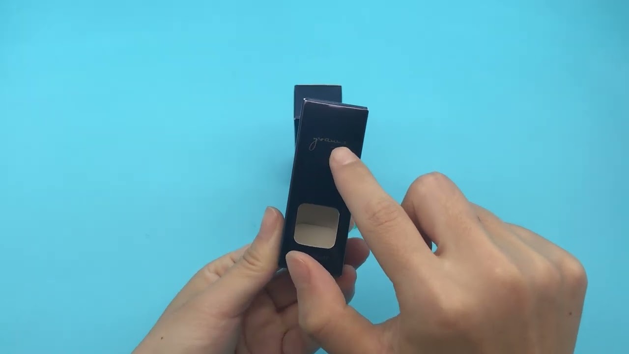 nail polish packaging box with window