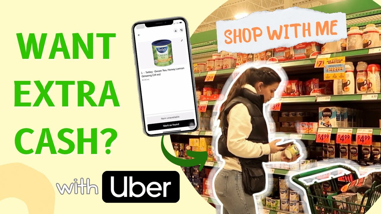 Uber's New Grocery Delivery Feature | My First Impressions Vlog | How to Make Extra Cash