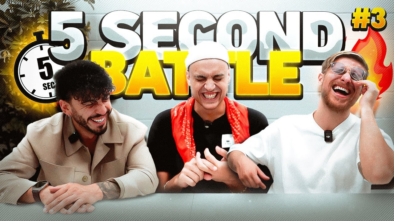 5 SECOND BATTLE #3 | L'EPISODIO PI&Uacute; IGNORANTE IN ASSOLUTO - Awed, Riccardo Dose e Dadda