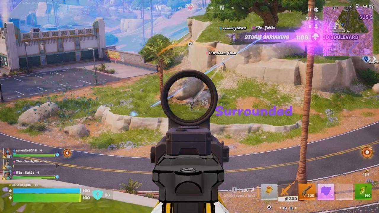 Don't underestimate a girl's Squad in fortnite.