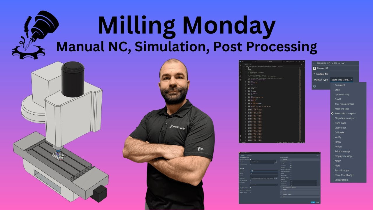 Milling Monday: Master the Fundamentals! Manual NC, Simulation & Post Processing