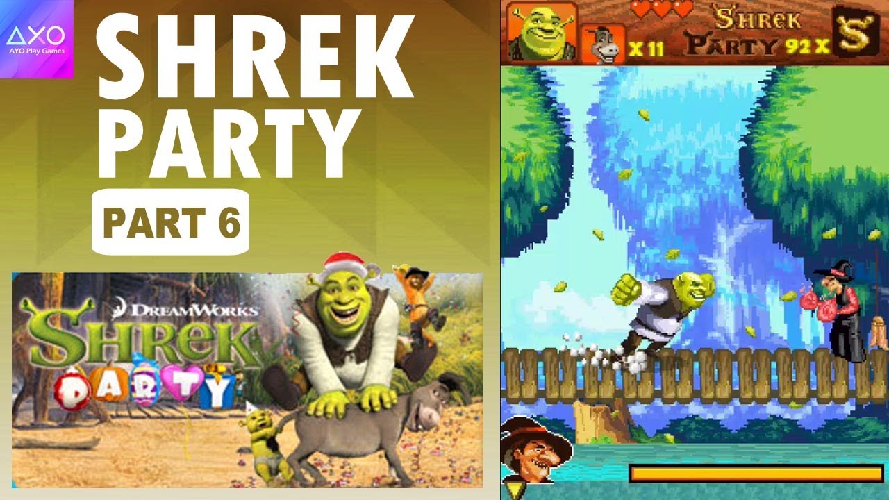 Shrek against the evil wizard | Shrek Party&trade; | Java Game Part - 6