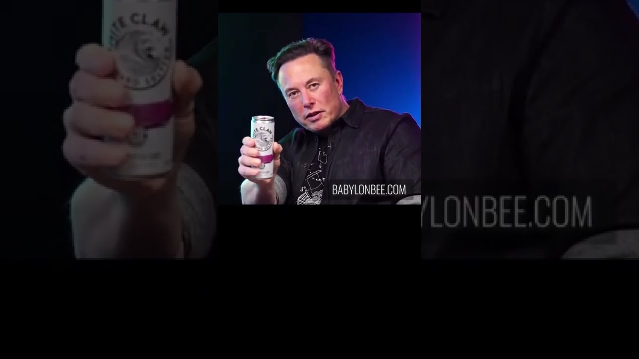 Real Men Drink White Claw - Elon Musk Sarcasm