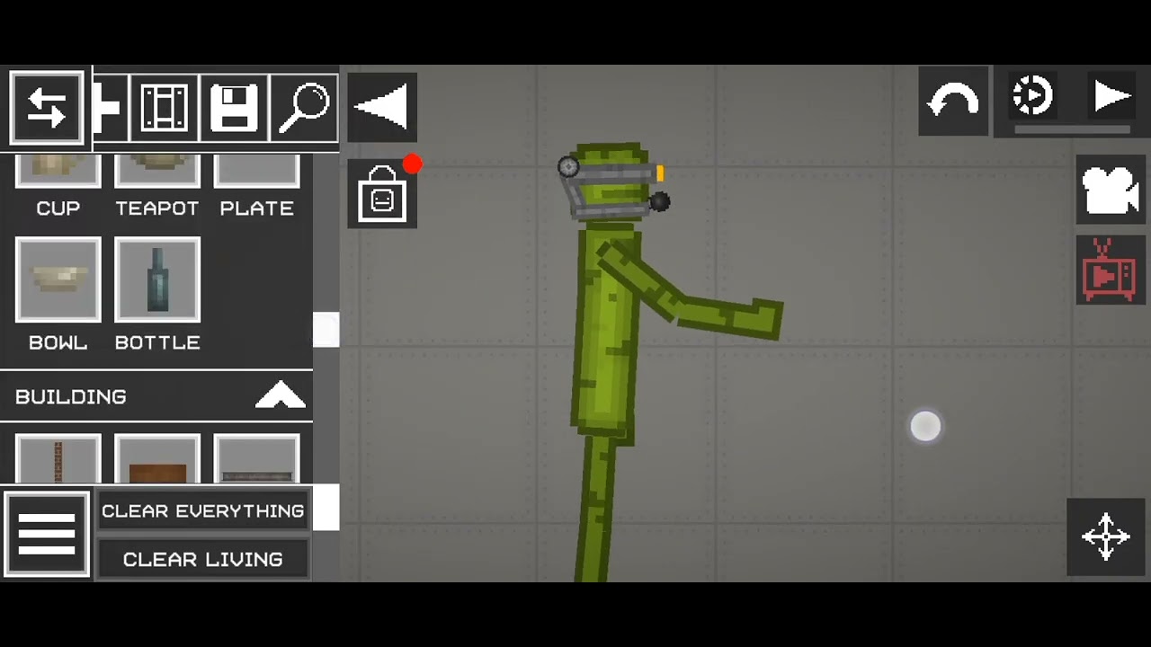 Tutorial on how to make a bionic arm cannon in melon playground