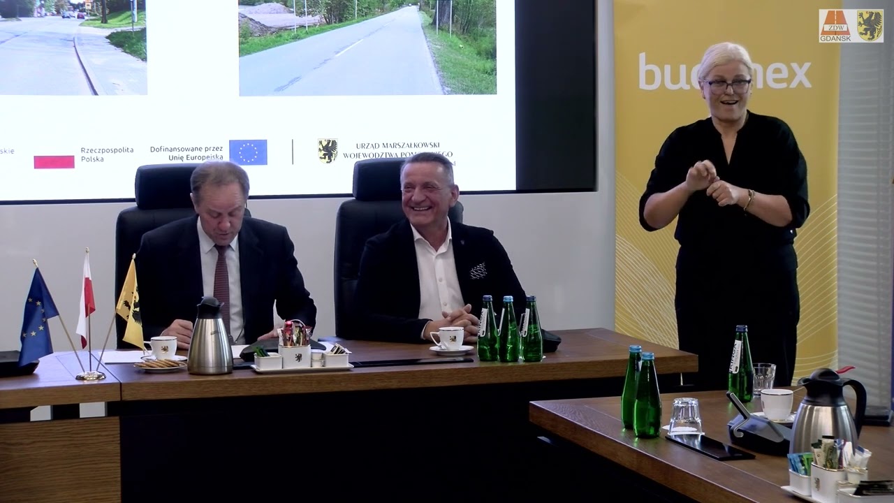 Umowa na roboty budowlane na rozbudowę drogi wojewódzkiej nr 221 odc. B Kolbudy - Przywidz