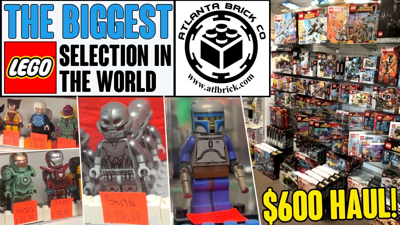 BIGGEST LEGO Store in the WORLD! - $600+ Haul at ATLANTA BRICK CO (FULL Store Tour)