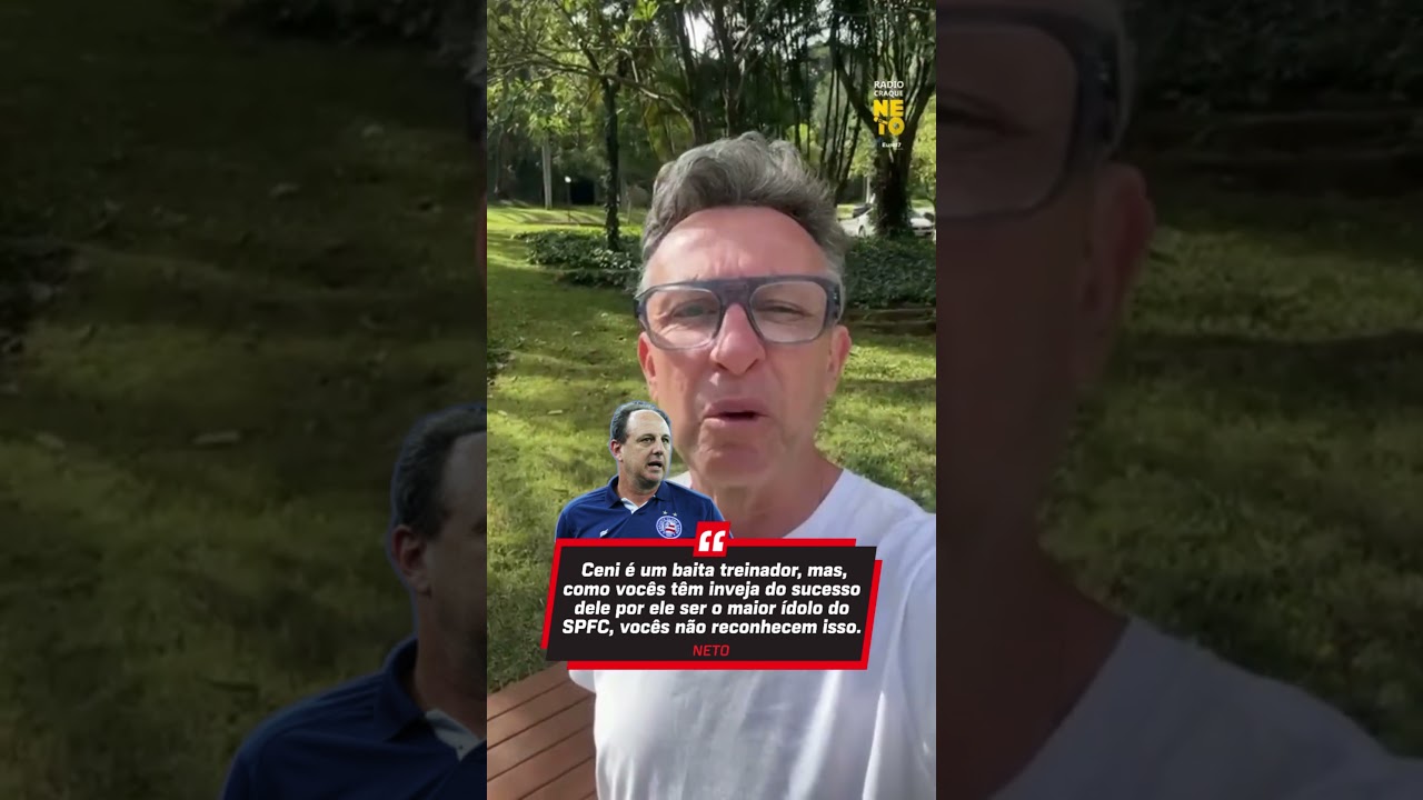 O CRAQUE NETO soltou o VERBO sobre ROG&Eacute;RIO CENI e seu trabalho no BAHIA #shorts