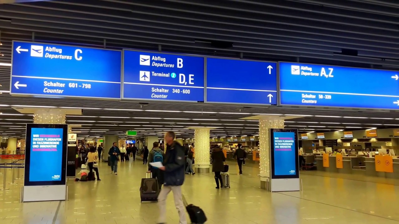Frankfurt Flughafen.