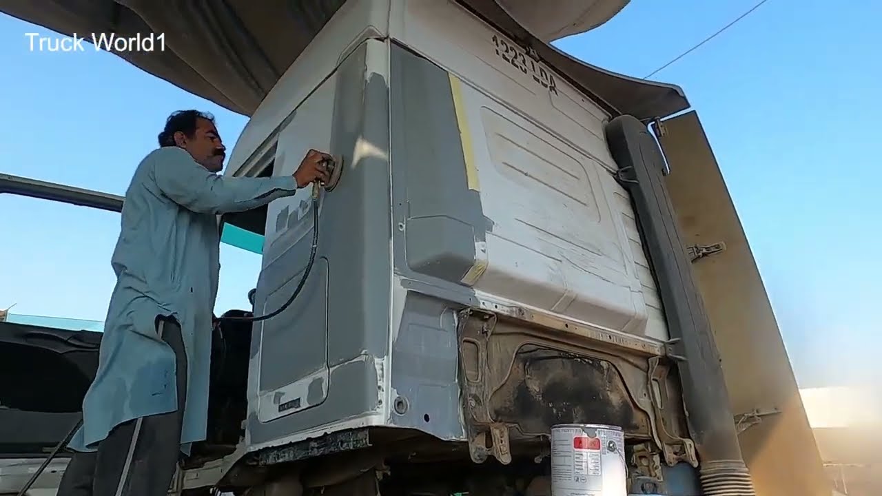 Mercedes Truck Accident Cabin '  Repairing And Restoration Complete Video  ||Truck World 1 ||