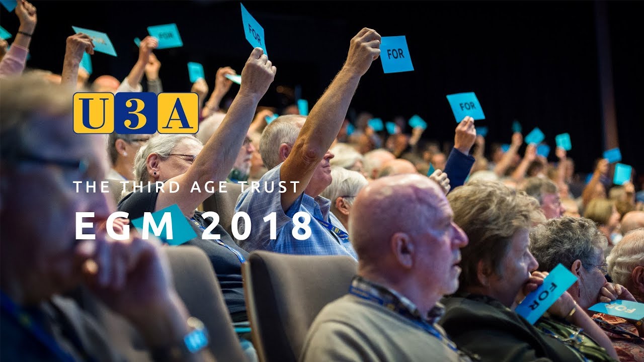 The Third Age Trust: EGM 2018
