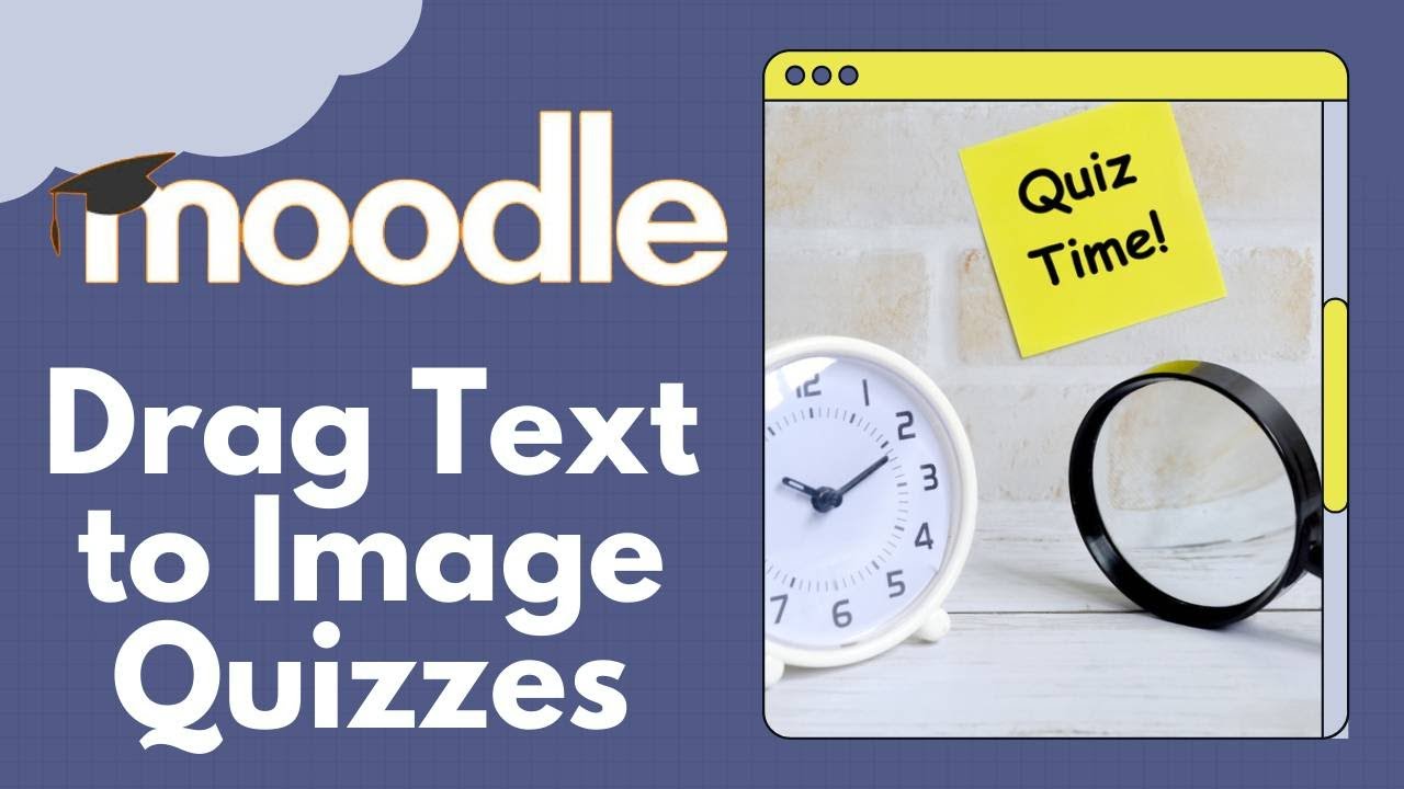 Moodle: Drag Text onto Image type quiz #Moodle #TeachingOnline