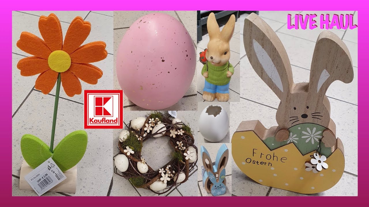 FRÜHLINGS- OSTERDEKO IN KAUFLAND / LIVE HAUL /