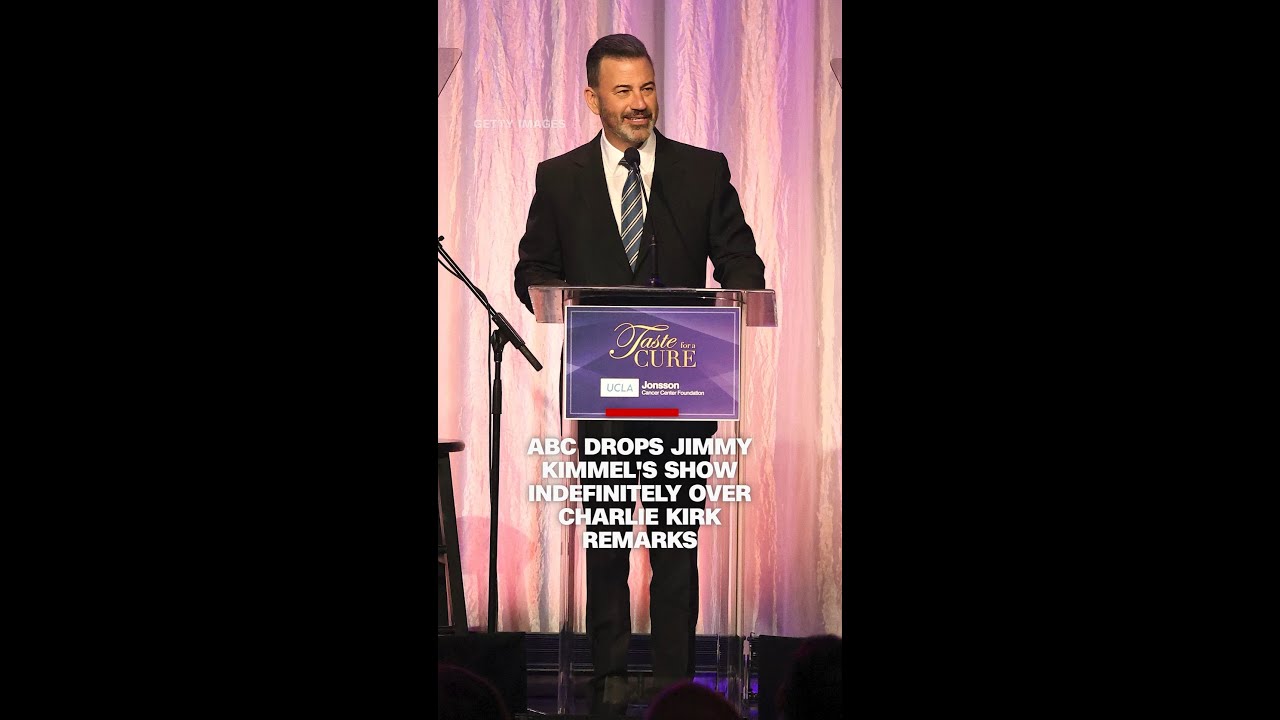 ABC drops Jimmy KImmel's show indefinitely over Charlie Kirk remarks