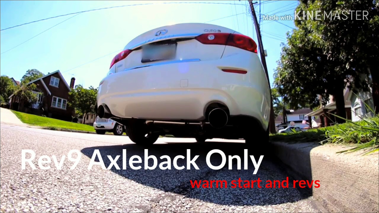 Evolution of the 3.7L Q50s-Exhaust Sound Comparison