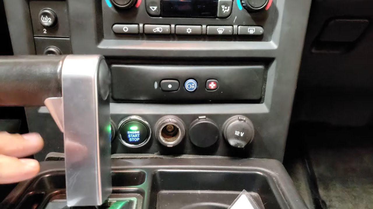 Hummer H2 push button conversion