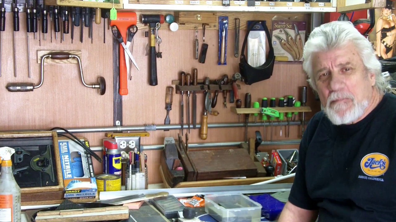Sharpening Stone Holder made from metal for just a few bucks