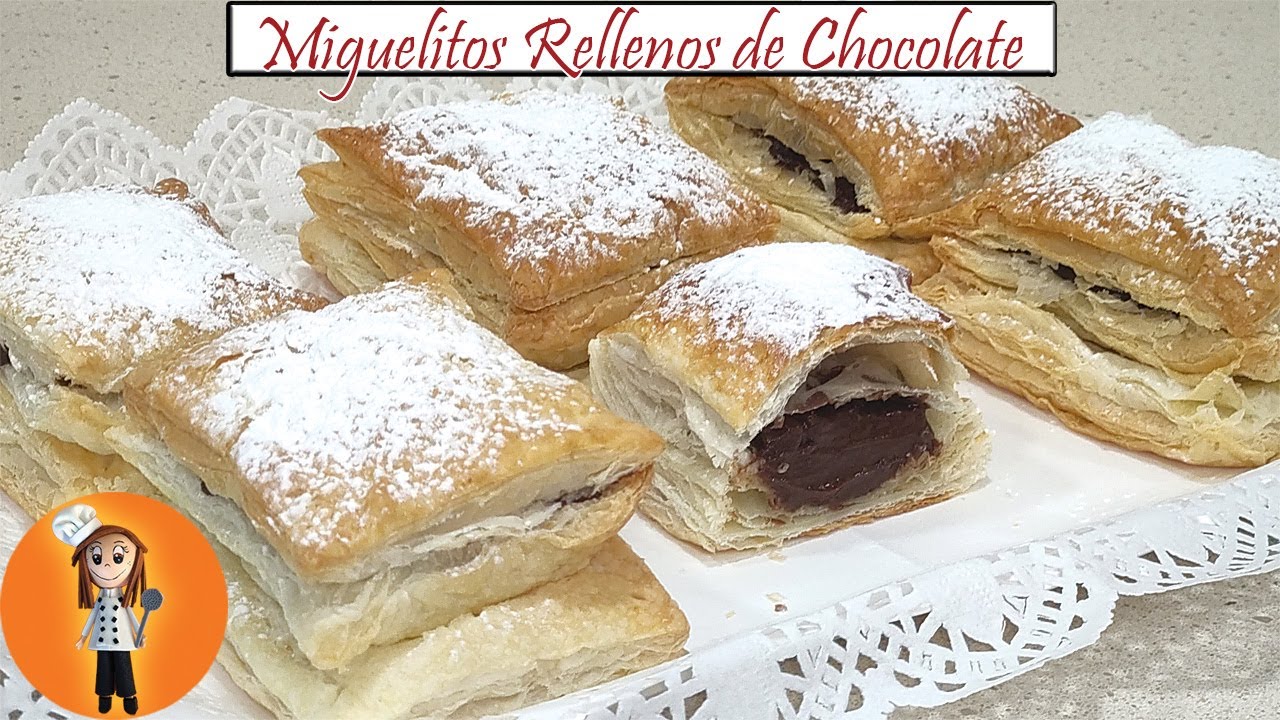 Miguelitos de Chocolate | Receta de Cocina en Familia
