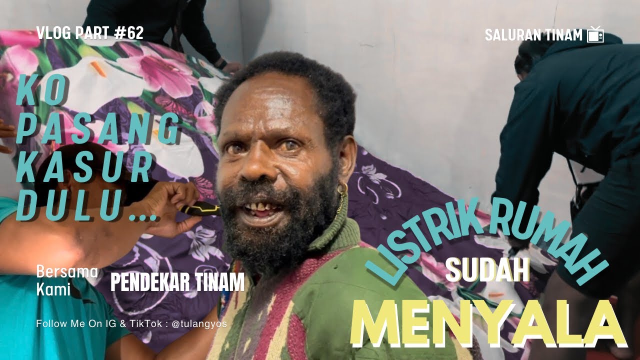 PART 62 MENYALA! LISTRIK DI RUMAH KAKA MORO SUDAH TERPASANG, KASUR TEBAL JADI TIDUR SEMAKIN NYENYAK