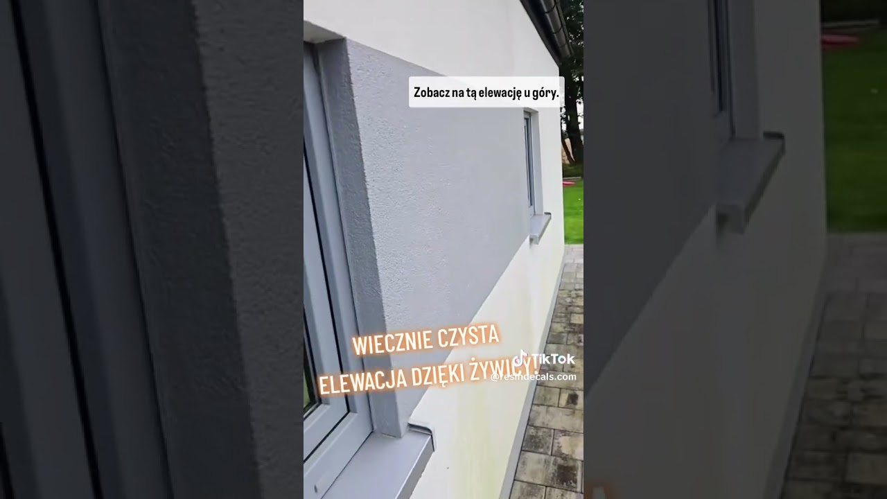 A dziad wiedział i powiedział a to było tak: zrób raz elewację żywica i masz spokój.
