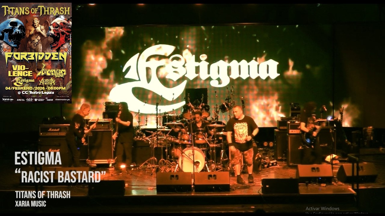 🔥 Estigma – Racist Bastard (Live) 🔥📍 Teatro Leguía | Lima, Perú 📅 4 de febrero de 2026