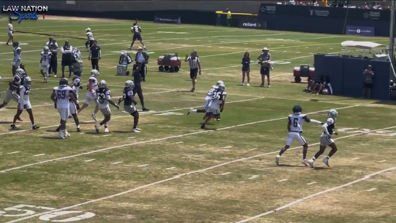 Cowboys Padded Practice Day 9 Gets INTENSE 🔥 | Oxnard Camp Highlights | Law Nation Sports