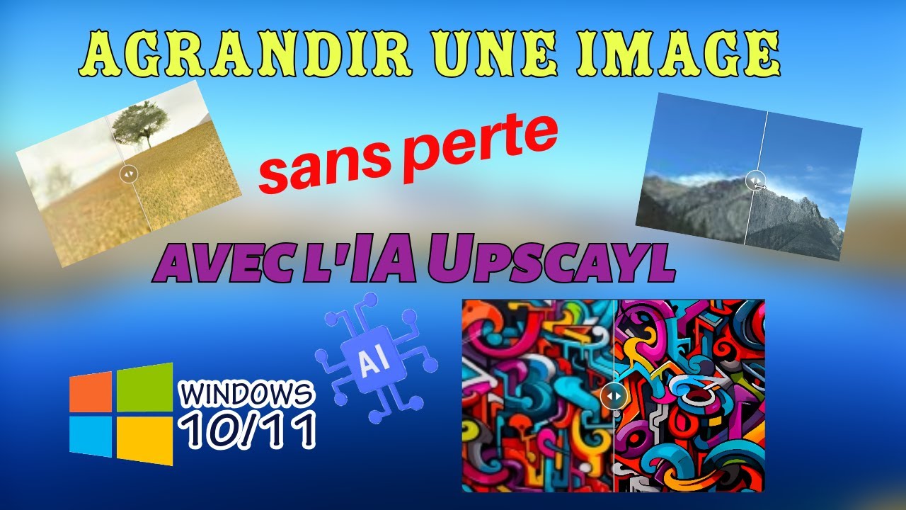 Agrandir une image sans perte avec l'IA Upscayl