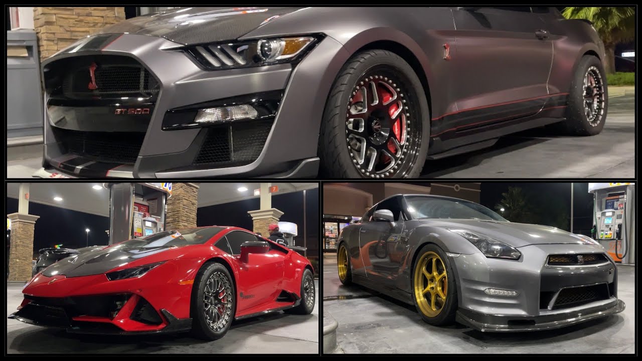 1,200 WHP 2020 Shelby GT500 Hits The Streets Of Mexico VS SheepeyRace TT Huracan & 1xxx WHP GTR