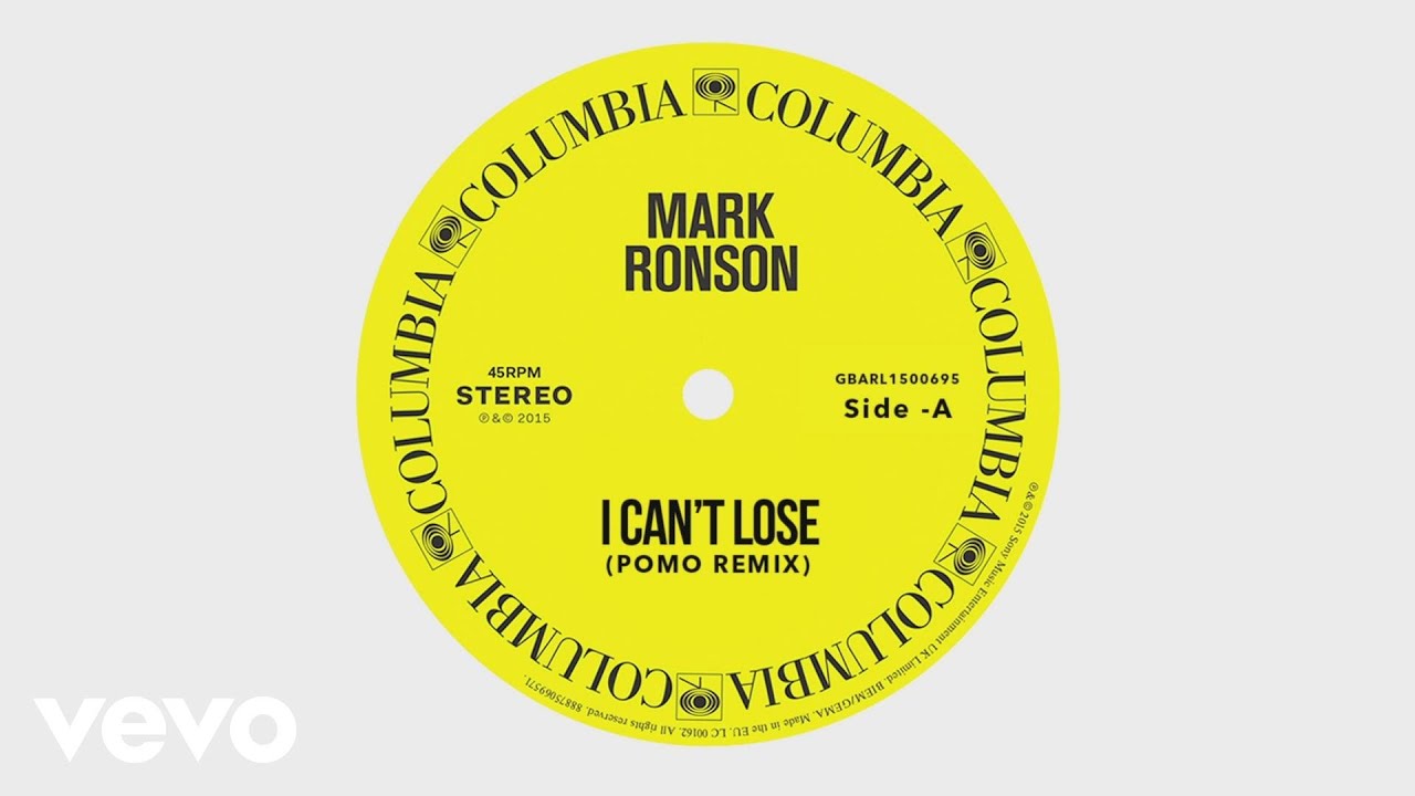 Mark Ronson - I Can't Lose (Pomo Remix) [Official Audio] ft. Keyone Starr