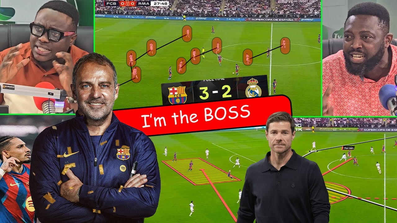 BARCELONA USED 4 TACTICAL SWITCHES AGAINST REAL MADRID. GAME ANALYSIS AND HOW HANSI MADE ALONSO..