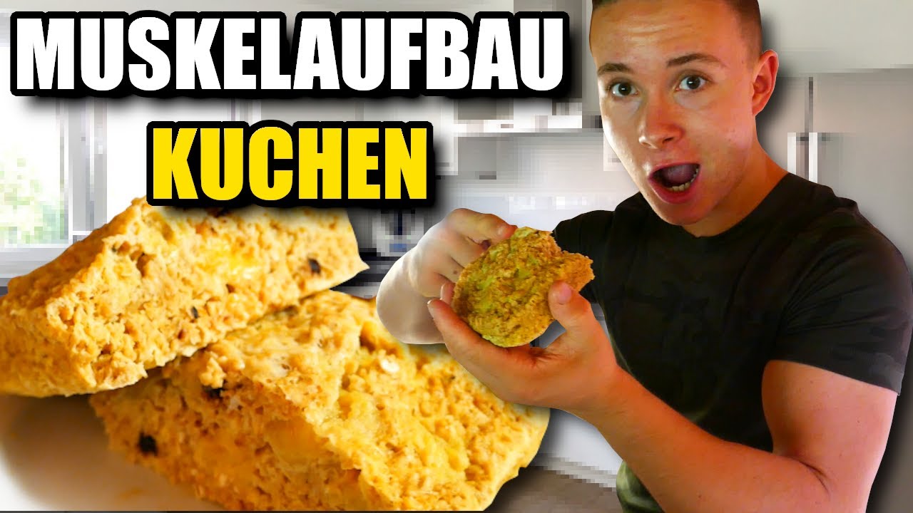 Frühstück für den Muskelaufbau - für Schüler und Studenten mit wenig Zeit! (Haferflockenkuchen)